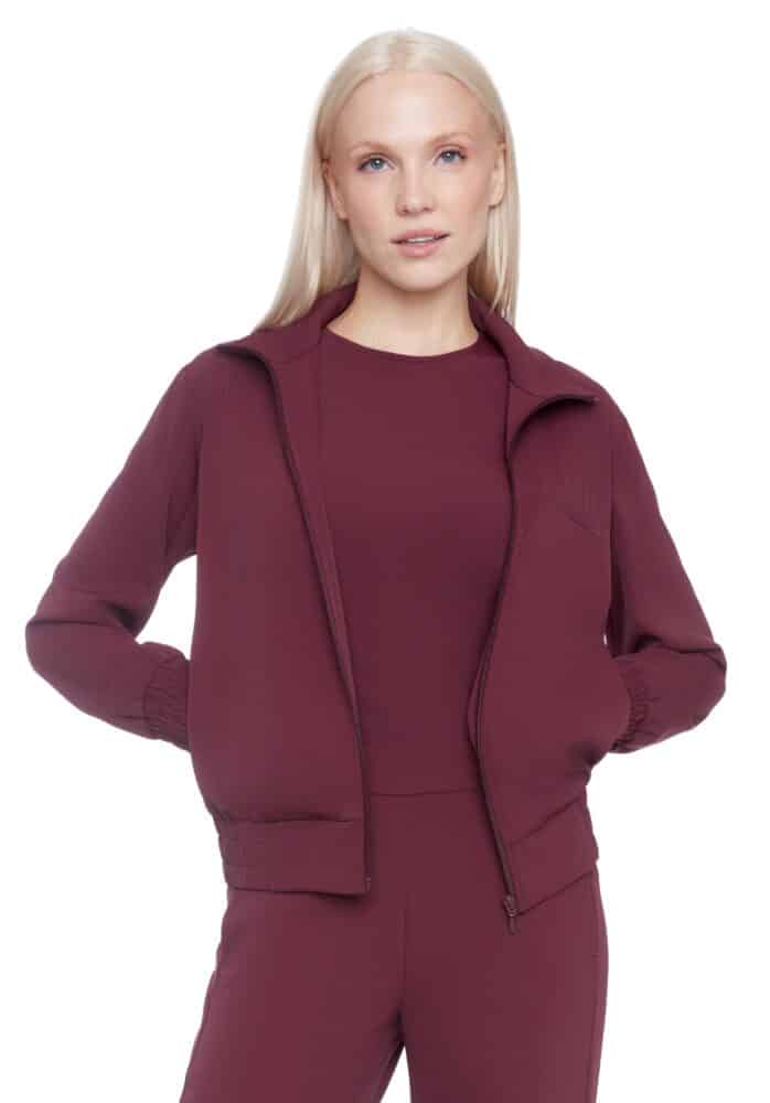 ILTM LAUREL SOLID VEGAN SILK JACKET